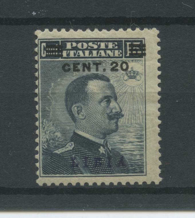 LIBYAN COLONIES 1916 20C. SU 15C. 6 **