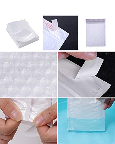 25 Pack 4x6 Inches Small White Poly Bubble Lined Mailers Padded Shipping