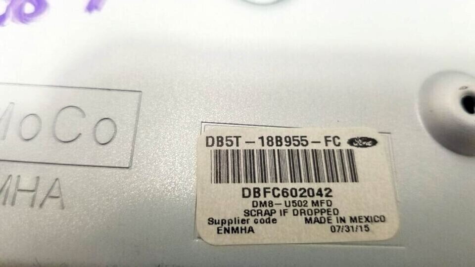 2015-2016 FORD EXPLORER 8" Info GPS Front Information Display Screen GENUINE OEM