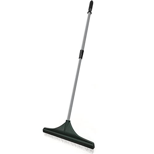 Artificial Turf Rake Carpet Rake Grass Broom Hand Rakes with Adjustable