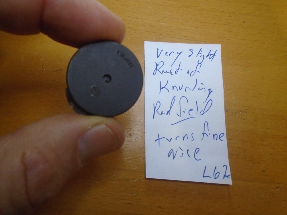 Vintage Redfield Sure-X Rotating Disc Variable Adjustable Aperture Target Sight