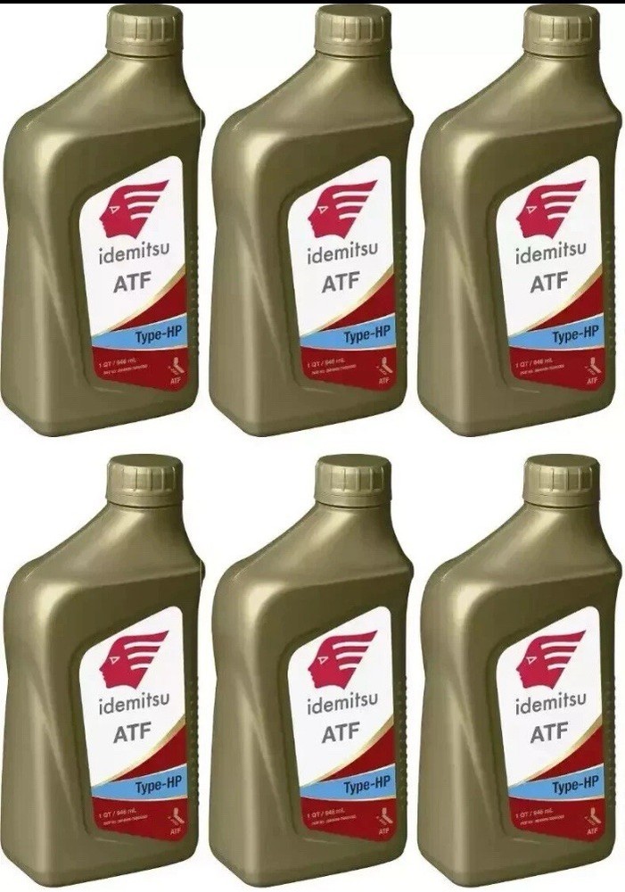 (6) Pack Idemitsu ATF Type HP Automatic Transmission Fluid 1 Quart OEM-Subaru