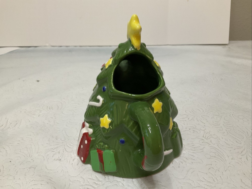 Christmas Tree Creamer Approx, 5”X 5”