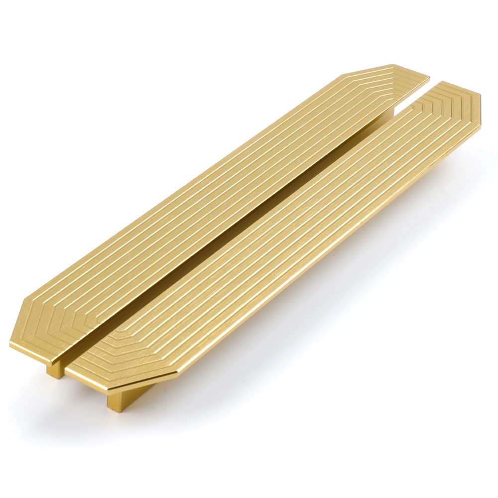 Brass Cabinet pulls Brushed Drawer pulls Modern Gold Cabinet Cabinet Handles ...