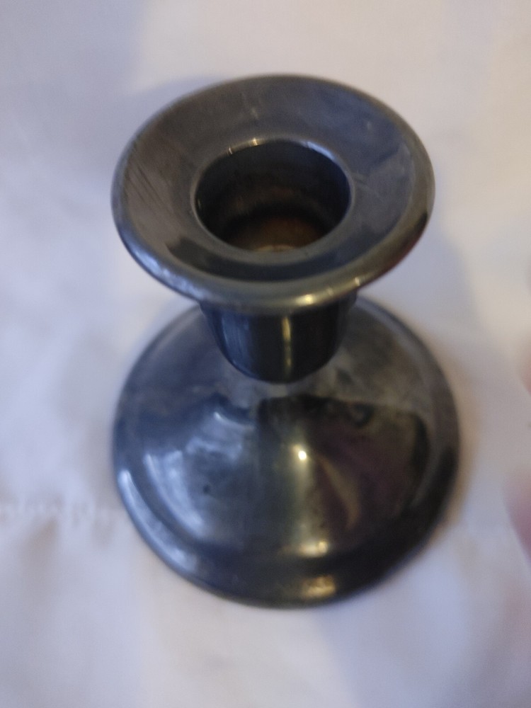 International Silver Weighted Candle Holder