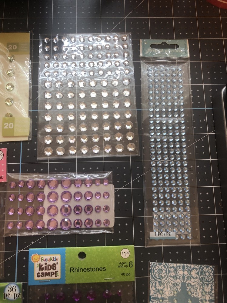 Scrapbooking Embellishments Bling 10 Sets Lot#3