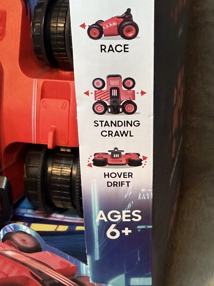 Sharper Image Red Remote Control/Hover RC Slideways Racer (Battery Operated)