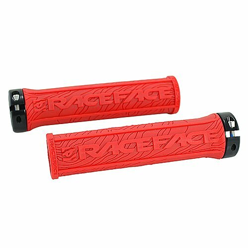 RaceFace Half Nelson Lock-on Grips , Red