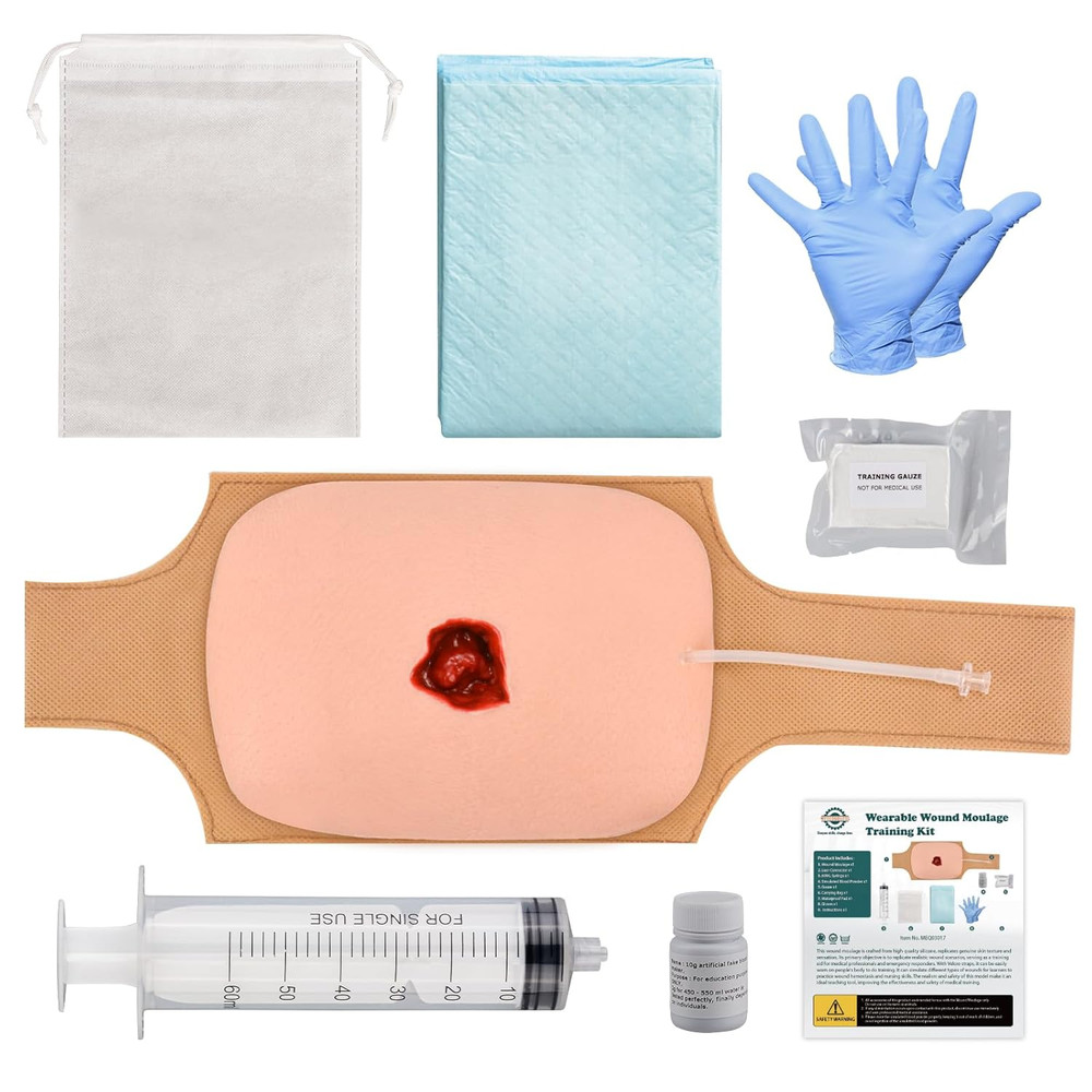 Wearable Wound Packing Trainer Kit Stop The Bleed Kit for Hemostasis Training