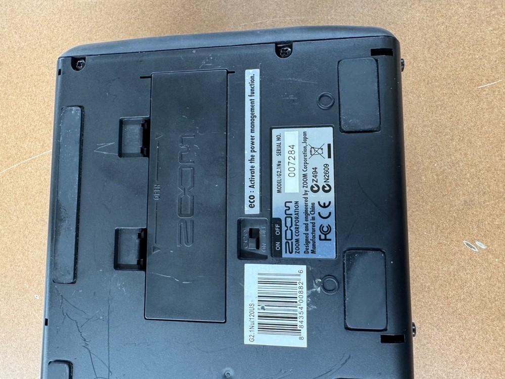 ZOOM GUITAR PEDAL G2.1Nu