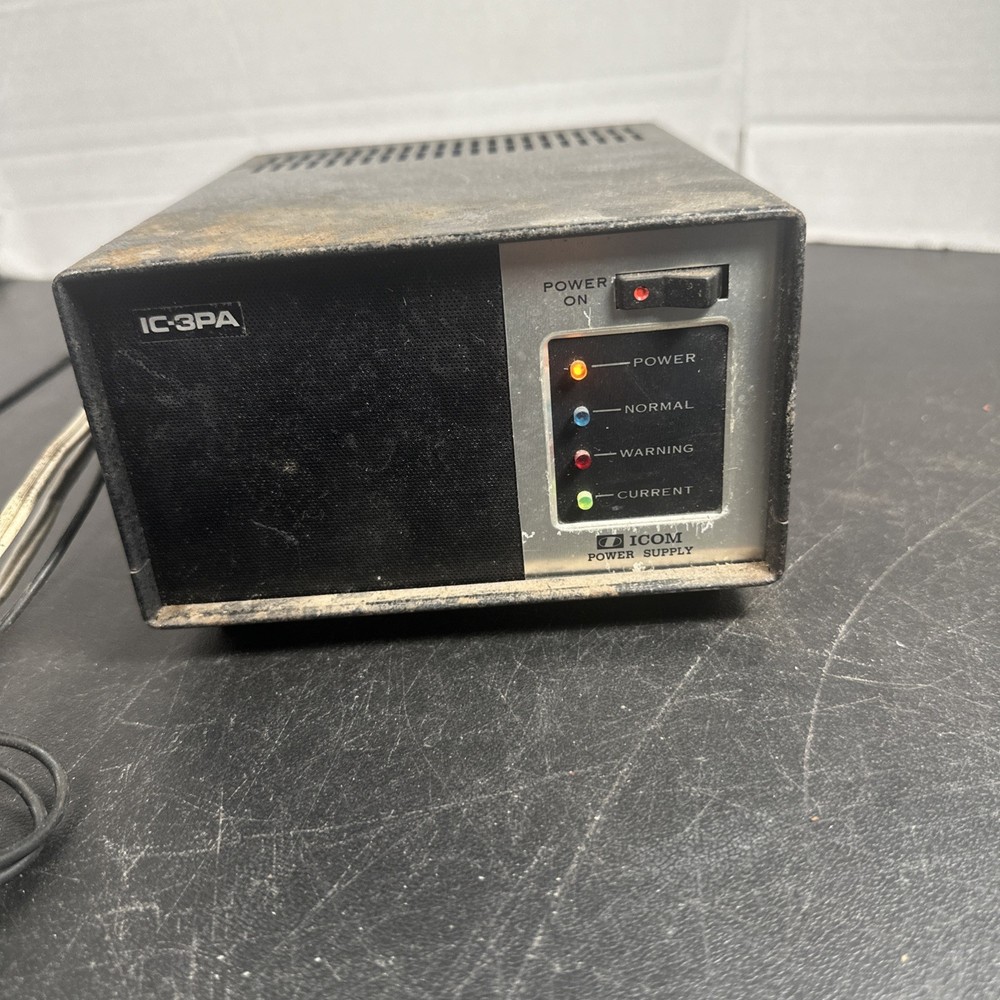 ICOM POWER SUPPLY IC-3PA Working Condition