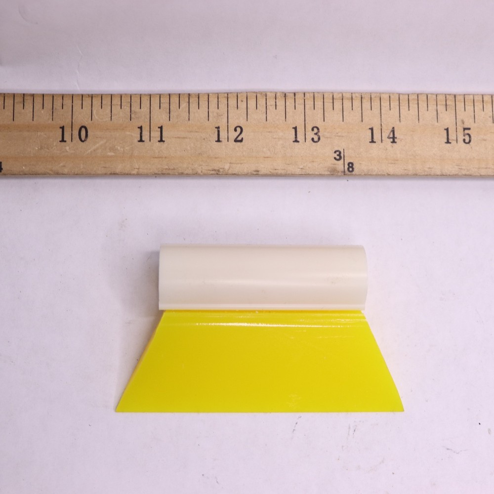 Tube Squeegee Yellow 3-1/2"