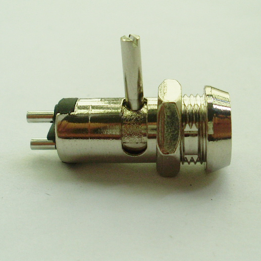 1pc Metal Key Switch ON/OFF & Lock Machinery & Electronic double function 2 keys