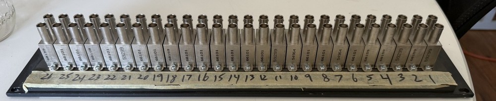 Bittree 2x26 SDI Dual Digital Video Audio Patch Bay Panel