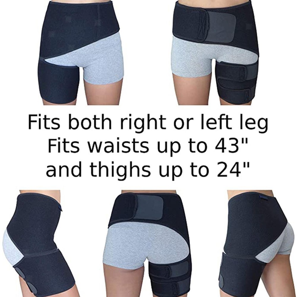 Groin Hip Brace Belt Support Compression Wrap for Hamstring Pain Relief