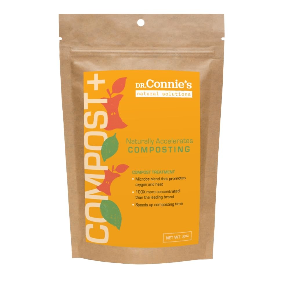 Dr. Connie’s Compost Plus 100x Concentrated Natural Compost Accelerator | Fas...