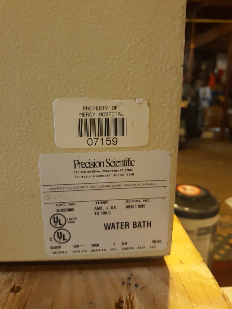 TESTED WORKING Precision Scientific Reciprocal Shaking Bath 66800