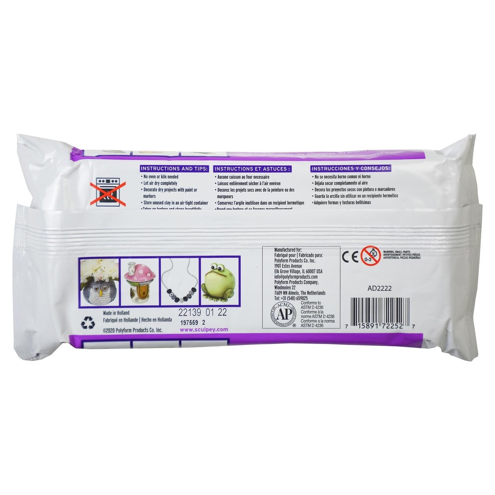 Model Air Dry Modeling Clay, White