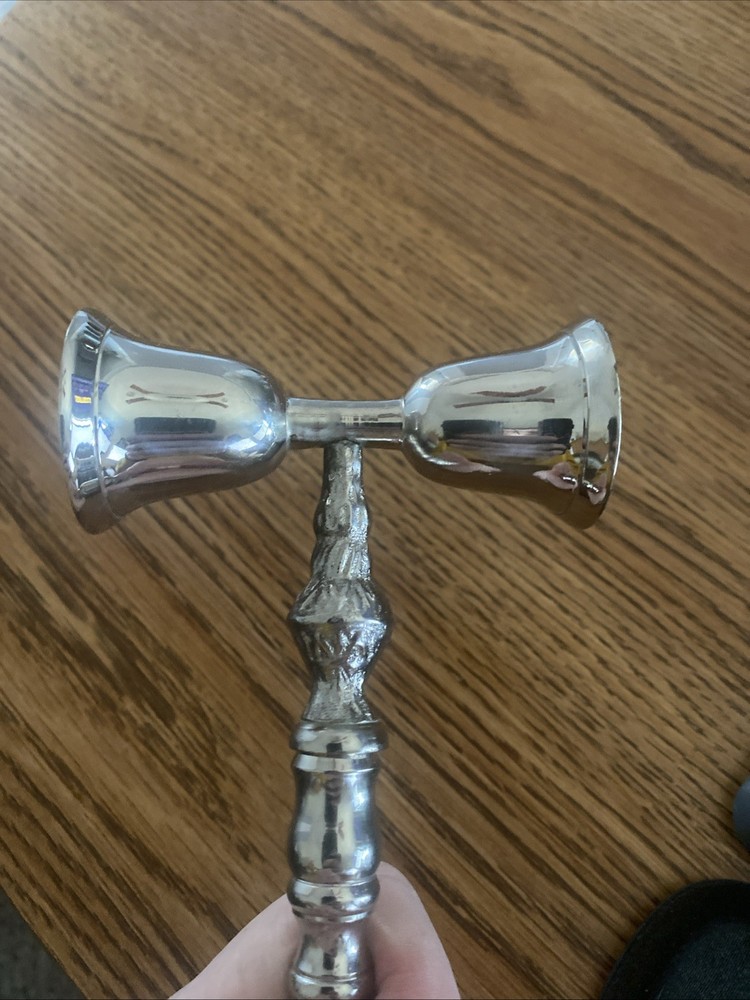 Vintage Silver Plated Double- Ended Candle Snuffer