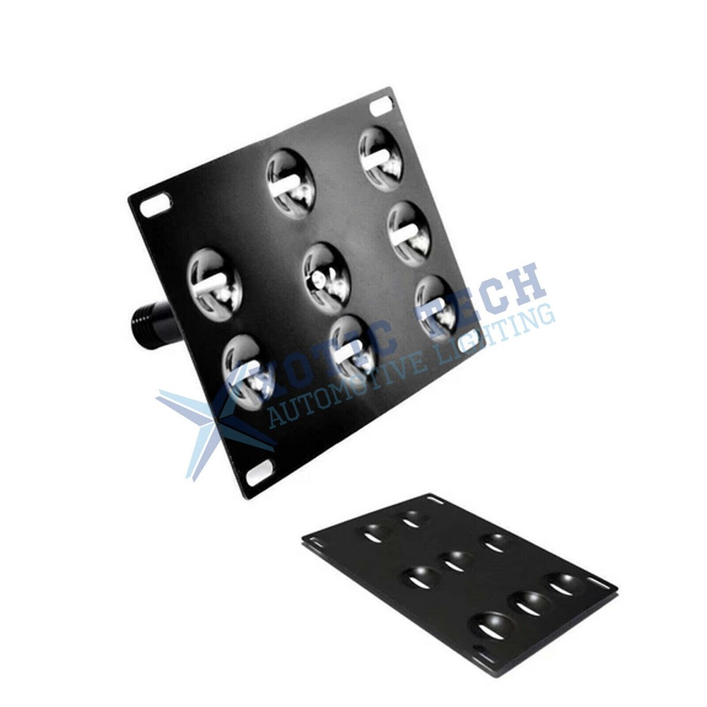 Front Bumper Tow Hook License Plate Mounting Bracket Holder For Cadillac CTS