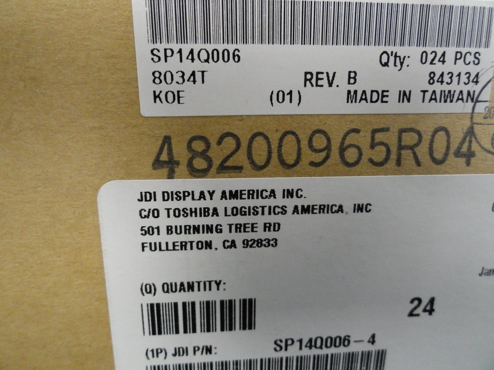 NEW !!! Hitachi SP14Q006 5.7" LCD Display Panel, (no touch)