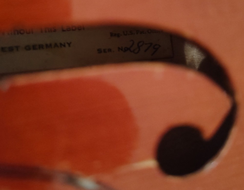 C Meisel Violin Late 1960s Vintage