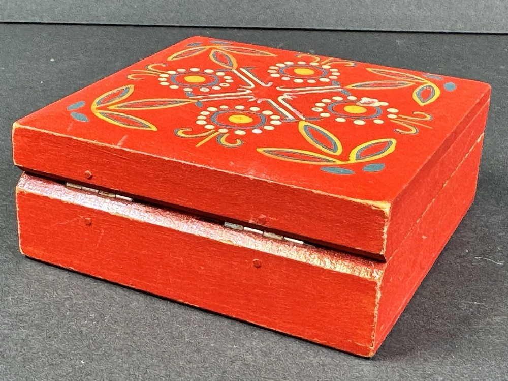Hand Painted Decorative Trinket Box