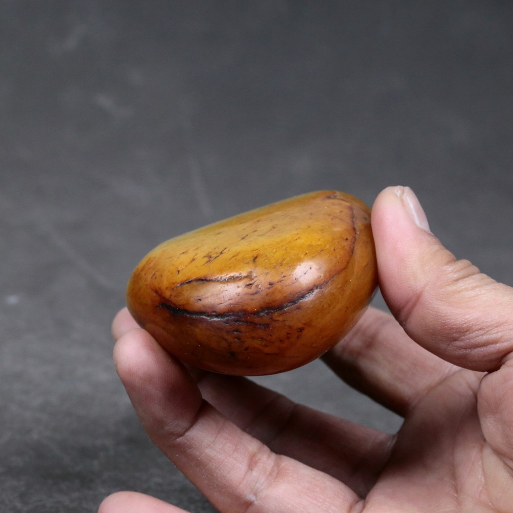 299G Certified 100% Hetian jade(Nephrite) Raw stone 和田玉原石