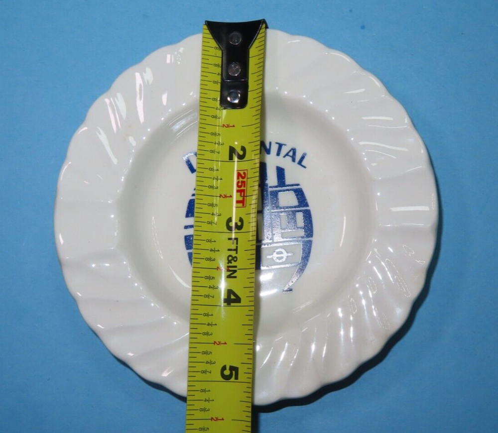 Vintage DORIENTAL White Porcelain Tableware Ashtray