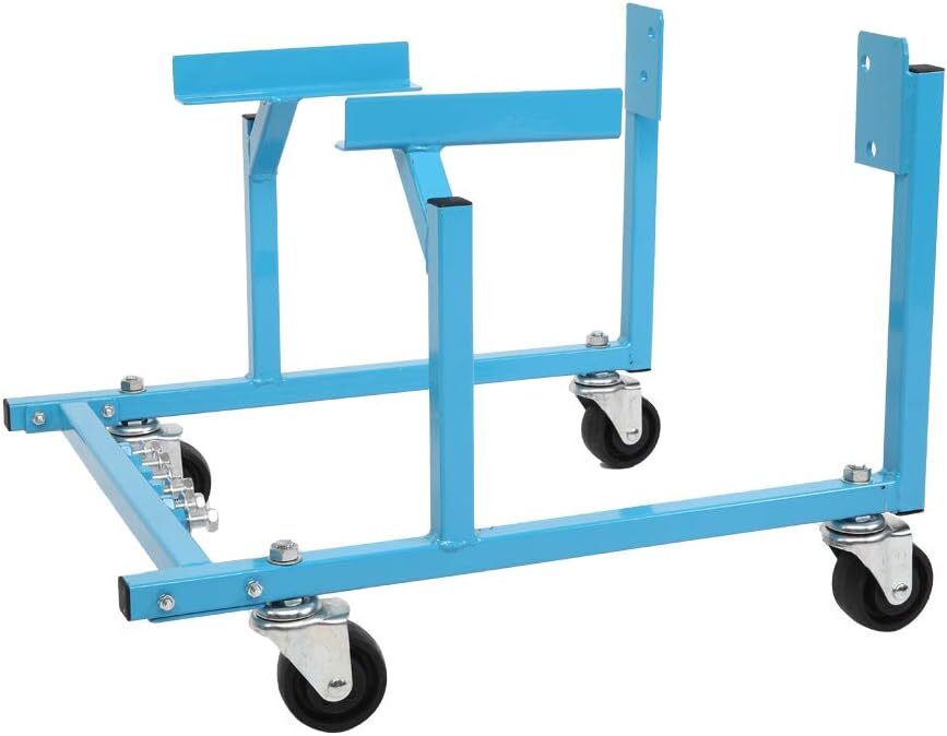 1000 lbs Engine Stand Steel Structure Rolling Engine Dolly For Ford Chevy Mover