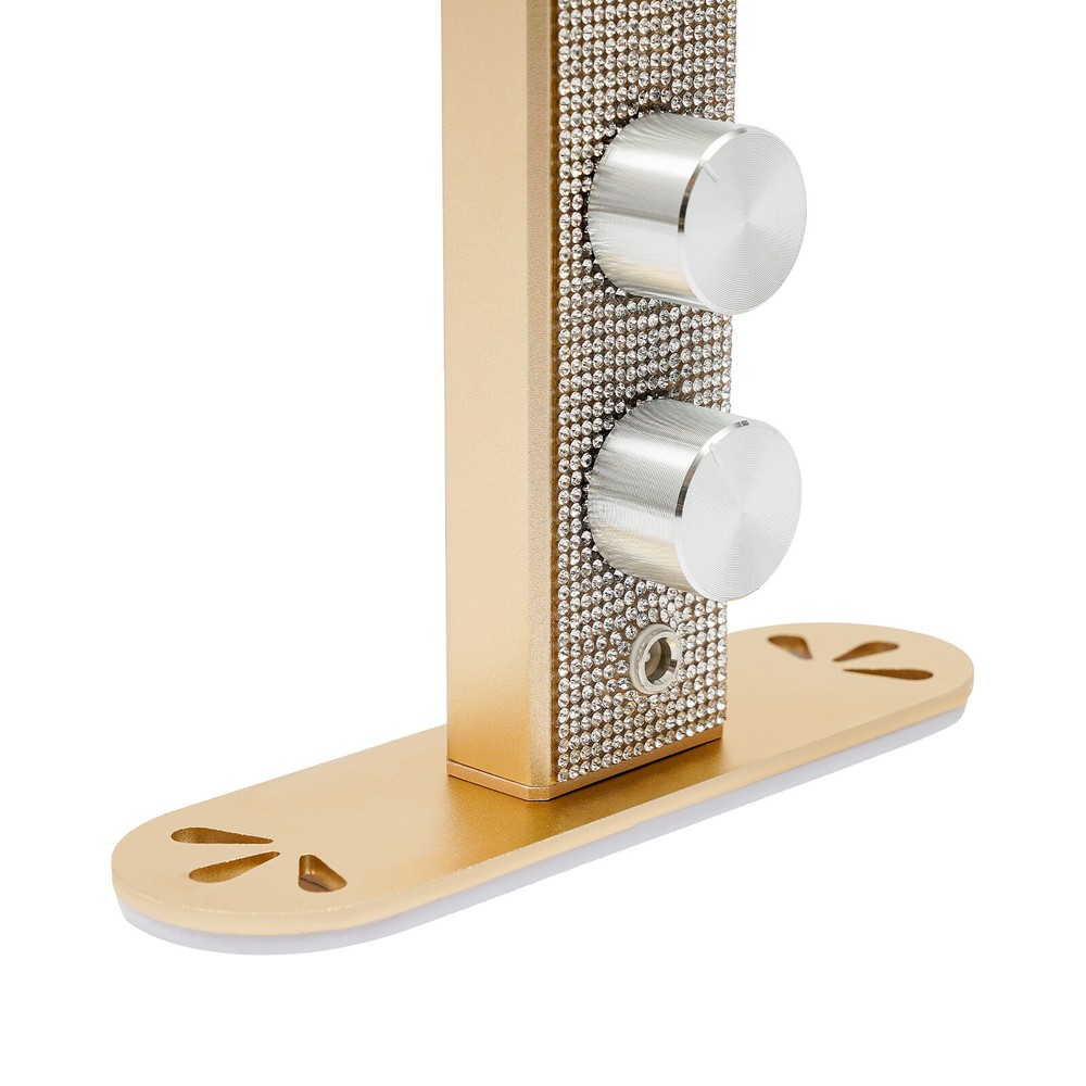 48W LED Lash Light with 3 Color Modes, Adjustable Brightness, Foldable Design