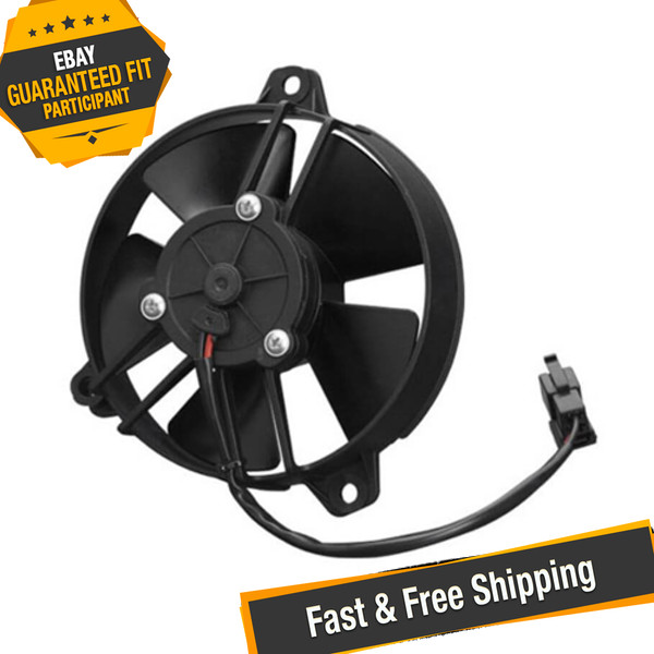 SPAL 30103011 5.20" Low Profile Puller Fan with Paddle Blades, 12V