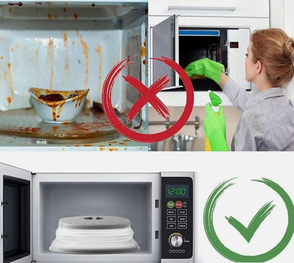 Cubierta Tapa Para Microondas Para Calentar La Comida Libre De BPA