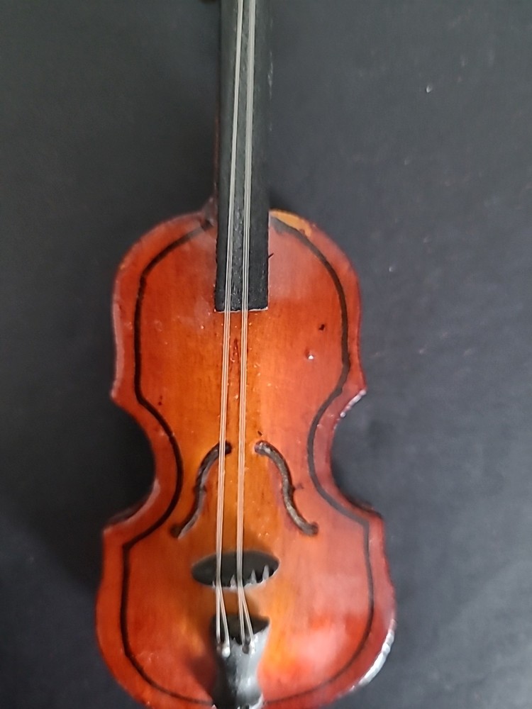 Tiny Violin 5 Inch Vintage Handcrafted