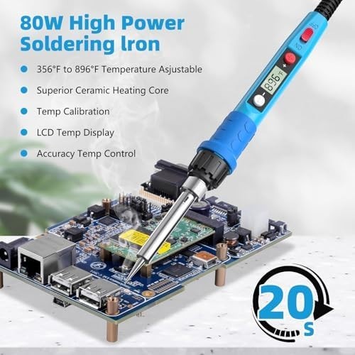 Precision Soldering Micro Pen Heavy Duty Kit Small Electrical Welding Tool