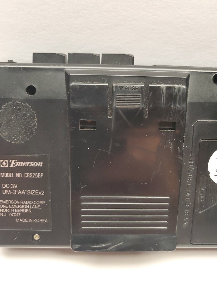 Emerson CRS 25BP Cassette Player Working