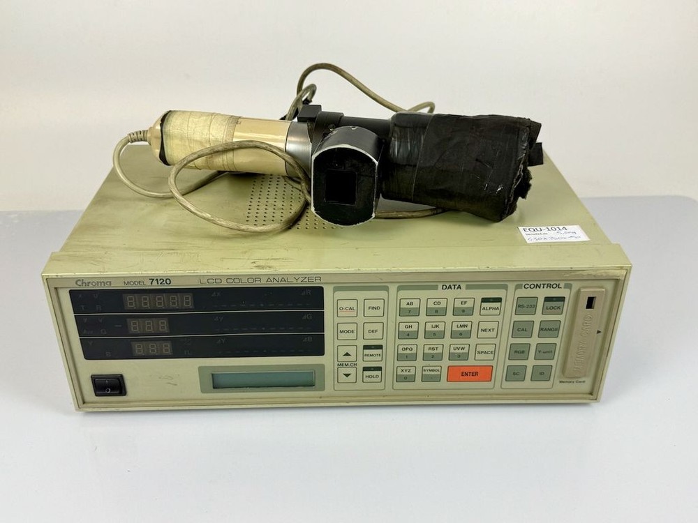 Chroma ATE 7120 LCD Color Analyzer 0.20 - 999 cd/m² #1014
