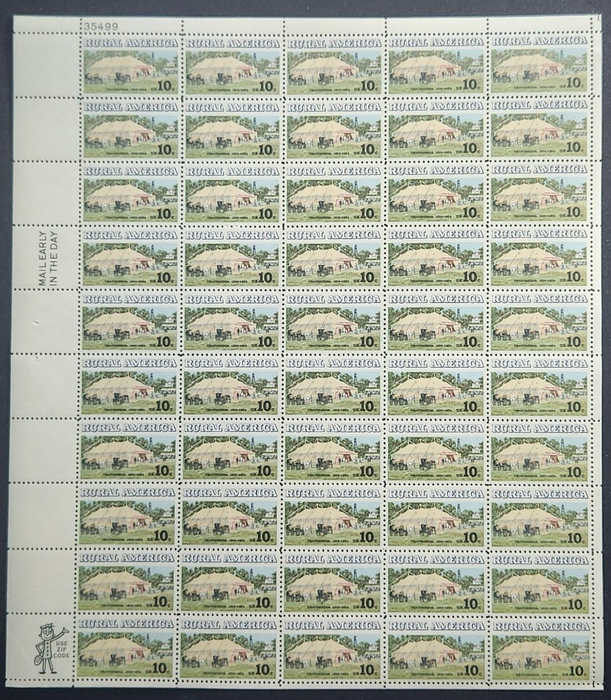 US Scott 1505 - Chautauqua - MNH - 1973 Issue - Full Sheet