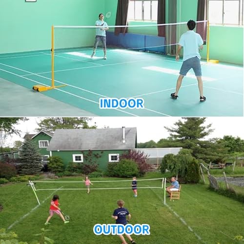 Professional Badminton Net 20x2.5FT, Portable Badminton Net for Backyard,