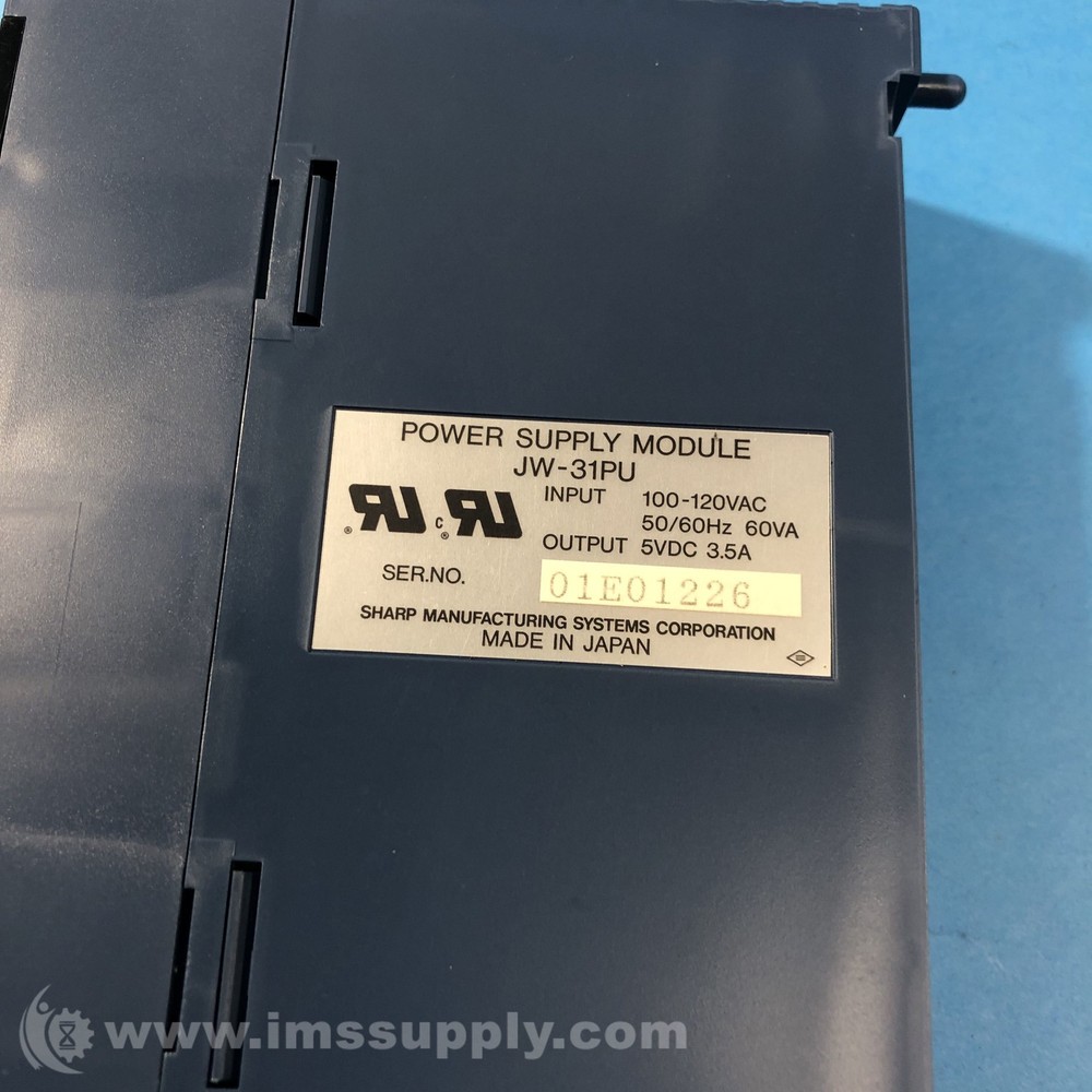 Sharp JW-31PU Power Supply Module USIP
