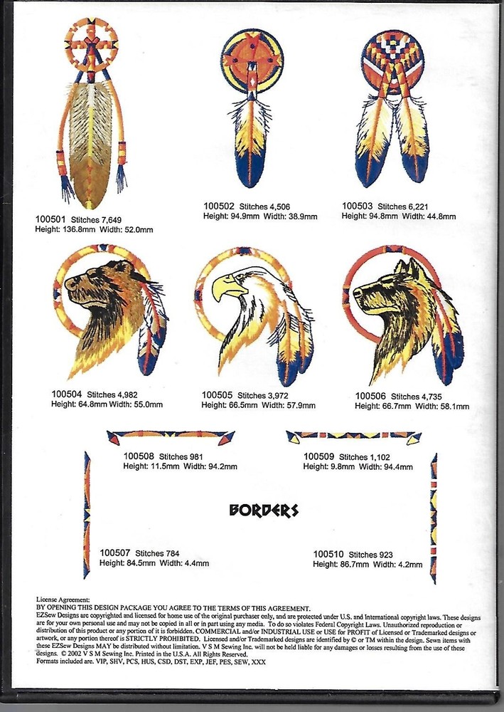 EZSewDesigns - Nature Feathers (CD-ROM)