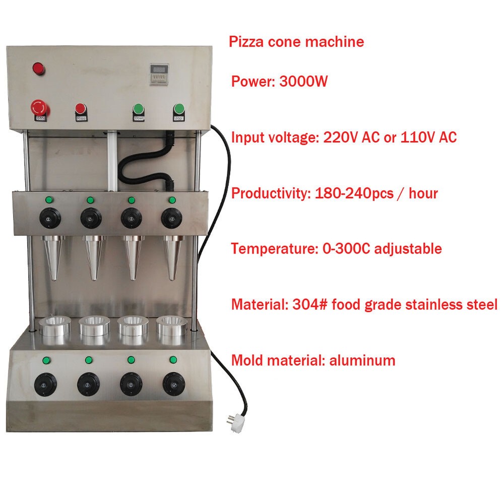 Commercial Pizza Cone Forming Making Maker Machine with Rotational Pizza Oven