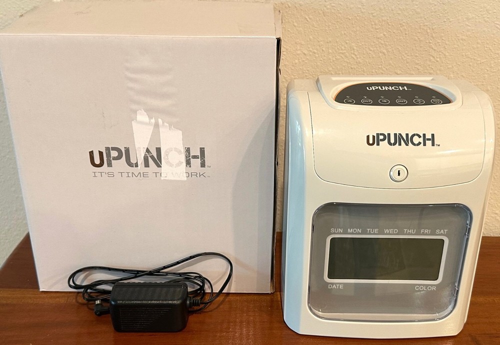 uPunch HN4000 Electronic Calculating Time Clock TESTED