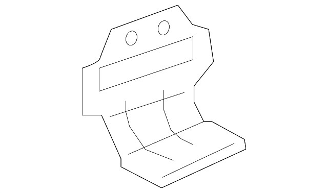 Genuine GM Rear Side Door Pull Handle Bracket 23455220