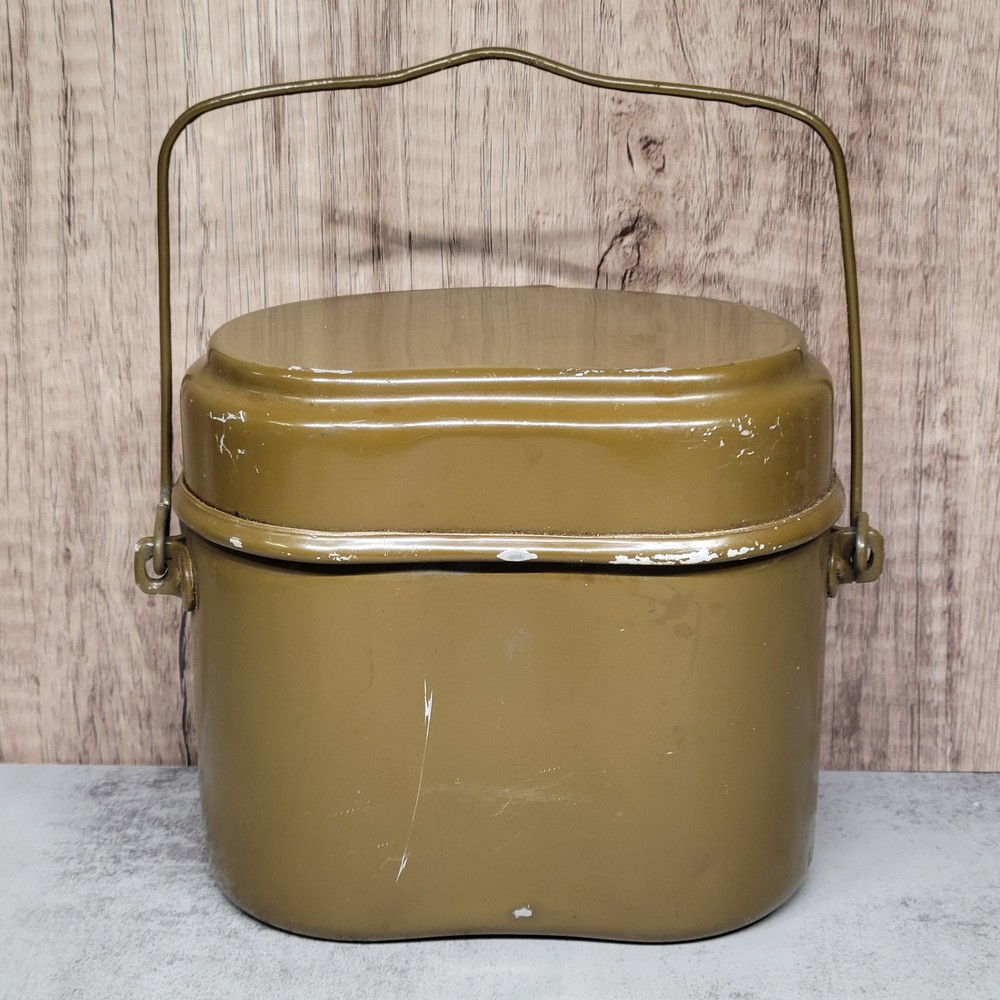 Vintage Soviet Union Mess Kit Lunch Box 1981