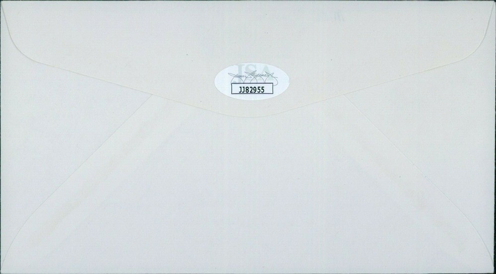Mike Scioscia Anaheim Angels Signed Cachet Envelope JSA Authenticated