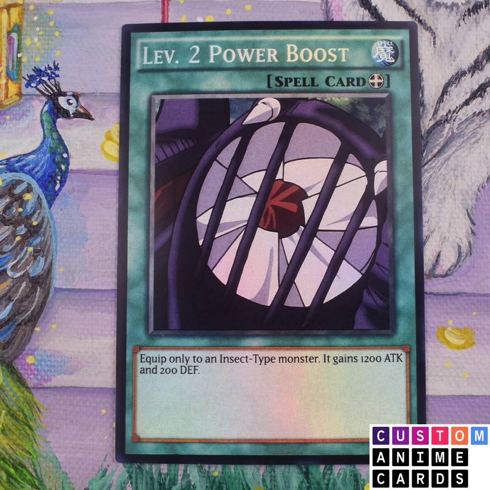 Lev. 2 Power Boost ANIME EFFECT HOLO card