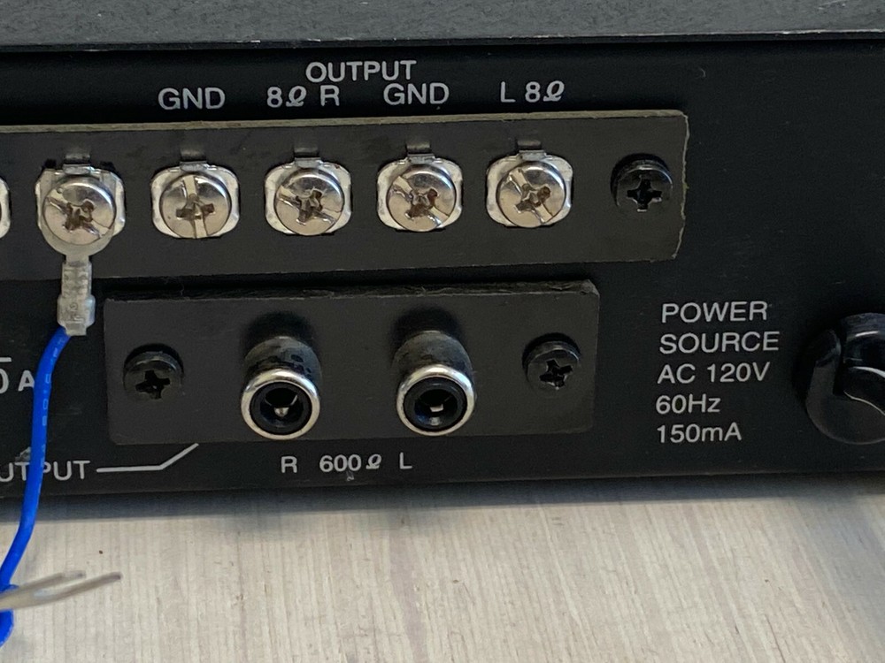 Bogen CR100A AM/FM Cassette Deck School PA System Address - Read Description