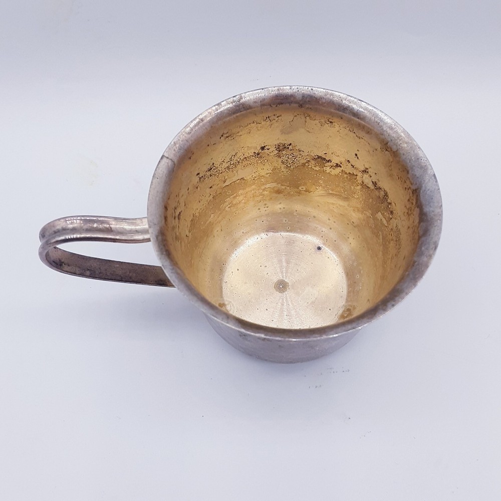 Vintage Silverplate Baby Cup Leonard Not Engraved Silverplated