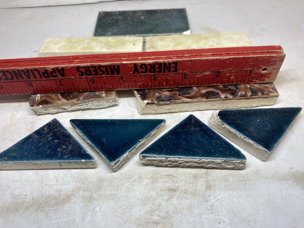 Vintage 11 Piece Ceramic Tile Crafting Lot
